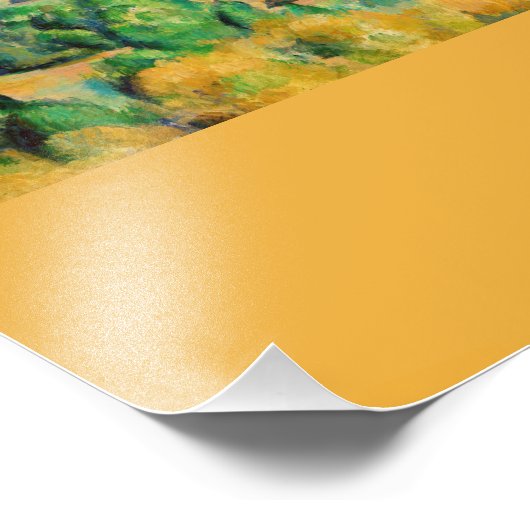 Impression Photo Paul Cezanne - Sélection de chefs-d'oeuvre paysage (Coin)