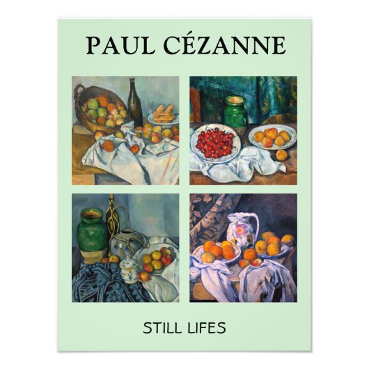 Impression Photo Paul Cezanne - Toujours Vie Sélection de chefs-d'o (Devant)