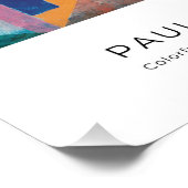 Impression Photo Paul Klee, Architecture colorée - Art Abstrait (Coin)