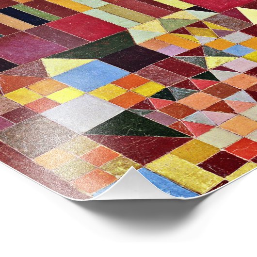 Impression Photo Paul Klee - Château Et Soleil (Coin)