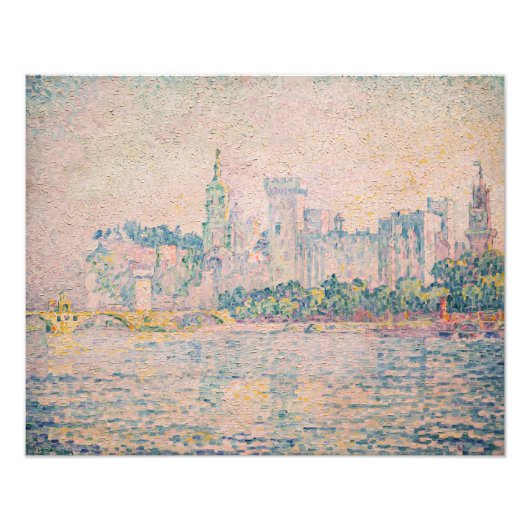 Impression Photo Paul Signac - Avignon, matin (Devant)