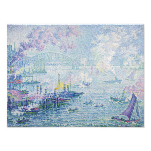 Impression Photo Paul Signac - Le Port de Rotterdam
