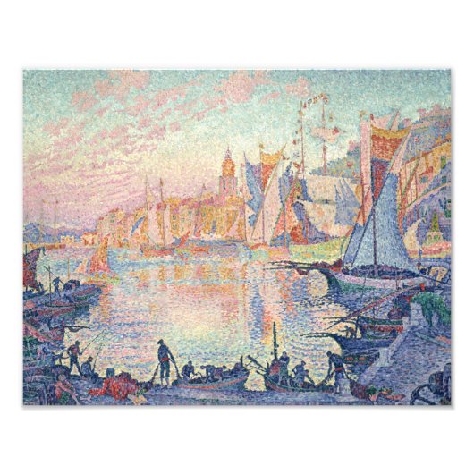 Impression Photo Paul Signac - Le Port de Saint-Tropez (Devant)