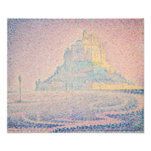 Impression Photo Paul Signac - Mont Saint Michel, Brume et Soleil