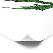 Impression Photo Pavot rouge, aquarelle et encre (Coin)