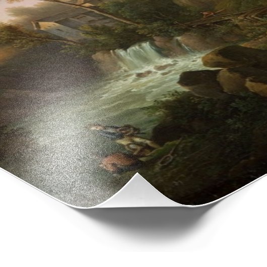 Impression Photo Paysage Avec Pêcheurs (Coin)