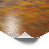 Impression Photo Paysage d'automne avec lac, Vermont, États-Unis (Coin)