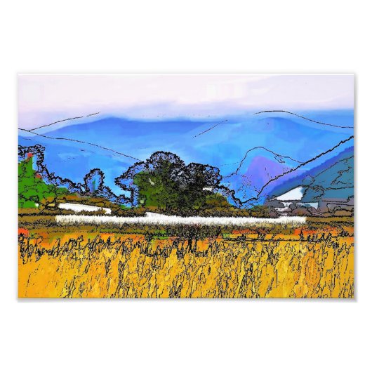 IMPRESSION PHOTO PAYSAGE DE LA MONTAGNE (Devant)