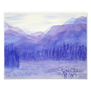 Impression Photo Paysage de la Vallée des Montagnes fantômes