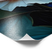 Impression Photo Paysage de montagne, reflets dans l'eau (Coin)