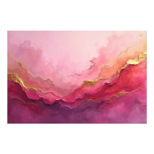 Impression Photo Paysage de rêves abstrait vibrant Papier peint 10K