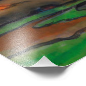 Impression Photo Paysage Des Marais Sous Les Nuages Rouges | Emil N (Coin)