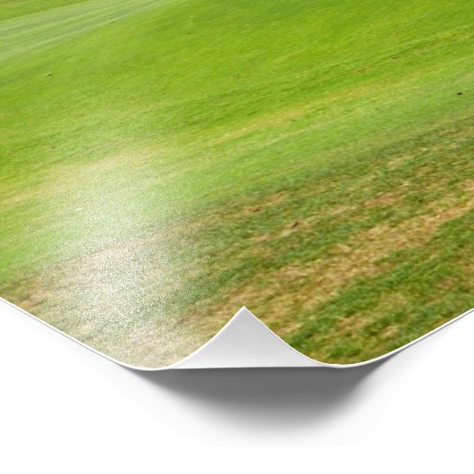 Impression Photo Paysage du terrain de golf (Coin)