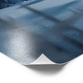 Impression Photo Paysage hivernal serein avec Noël éclatant (Coin)