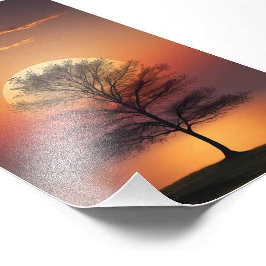 Impression Photo Paysage minimaliste (Coin)