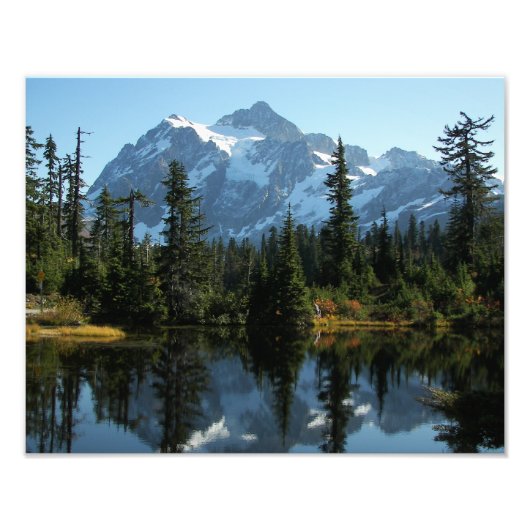 Impression Photo Paysage pittoresque du Mont Shuksan (Devant)