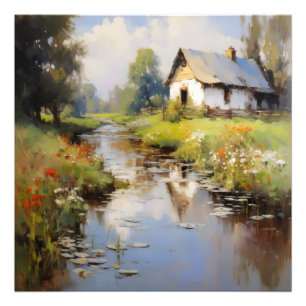 Impression Photo Paysage rural Impressionnisme
