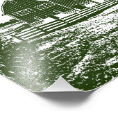 Impression Photo Paysage rural maison de ferme de style coupe (Coin)