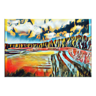Impression Photo Paysage serein Abstrait