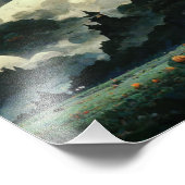 Impression Photo Paysages éffrayants d'Halloween (Coin)