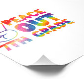 Impression Photo Peace Out Teint de septième année teinture de Dern (Coin)