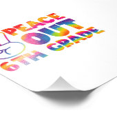 Impression Photo Peace Out Teinture de 6e année teinture de Dernier (Coin)