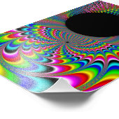 Impression Photo Peackock A Delic - Art Fractal (Coin)