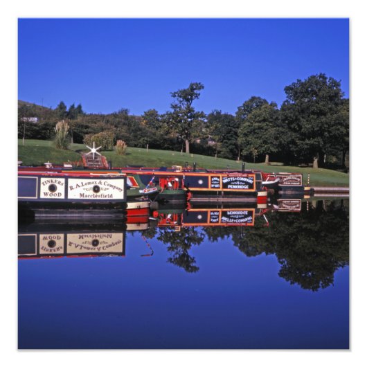 Impression Photo Peak Forest Canal Derbyshire Angleterre (Devant)