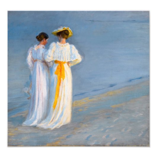 Impression Photo Peder Severin Kroyer - Anna Ancher & Marie Kroyer (Devant)
