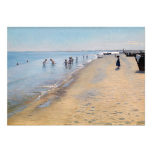 Impression Photo Peder Severin Kroyer - Jour d'été à Skagen Beach