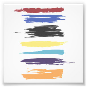 Impression Photo Peignez les filets abstraits artistiques de
