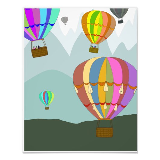 Impression Photo Peinture à balons à air chaud (Devant)