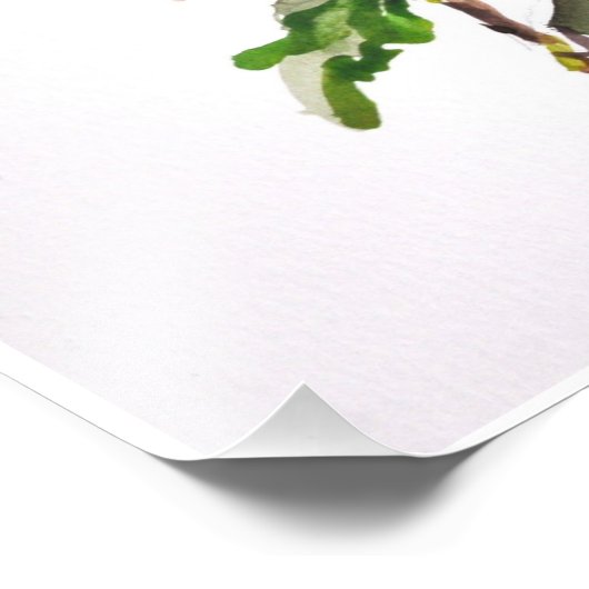 Impression Photo Peinture à l'aquarelle (Coin)