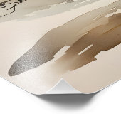 Impression Photo Peinture à l'encre de l'arbre tordu (Coin)