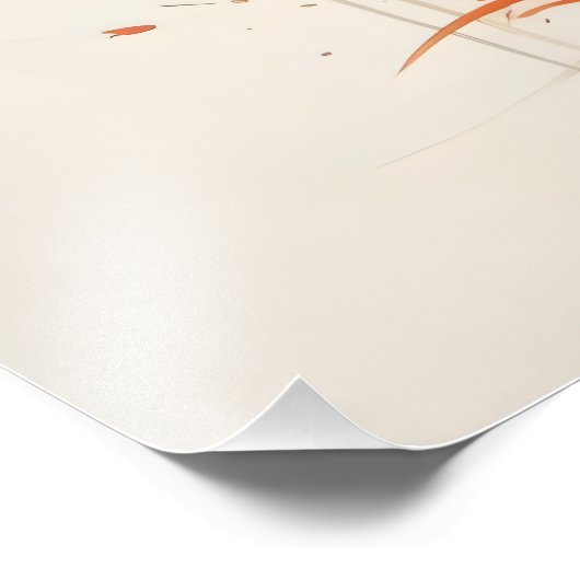 Impression Photo Peinture à l'encre Fox (Coin)