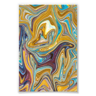 Impression Photo Peinture Abstraite Désordonnée Meilleure art abs