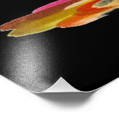 Impression Photo Peinture Abstraite Peinture Colorée Brush Strokes (Coin)