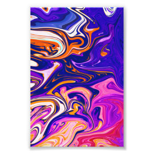 Impression Photo Peinture colorée Meilleur art, abstrait moderne
