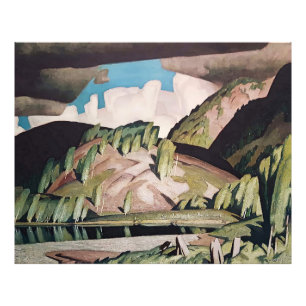 Impression Photo Peinture d'août du parc Algonquin par A J Casson