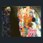 Impression Photo Peinture de Gustav Klimt sur Death and Life.<br><div class="desc">Peinture de Gustav Klimt sur Death and Life. Impression photo.</div>
