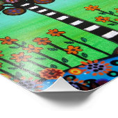 Impression Photo Peinture de l'arbre de vie mexicain (Coin)