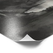 Impression Photo Peinture d'encre monochromatique (Coin)