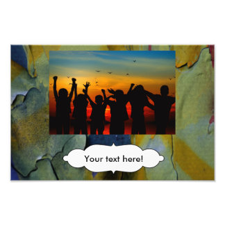 Impression Photo Peinture d'épluchage