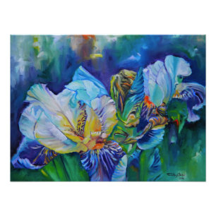 Impression Photo Peinture du "iris II" par Timothy Orikri