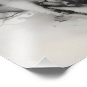 Impression Photo Peinture en encre d'arbre foncé (Coin)