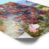 Impression Photo Peinture Imaginaire Fleurs exprimant la nature (Coin)