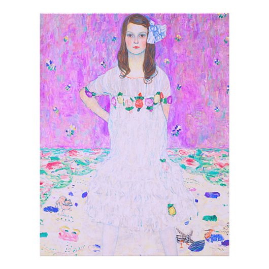 Impression Photo Peinture Mäda Primavesi de Gustav Klimt (Devant)
