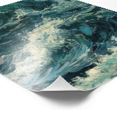 Impression Photo Peinture Ocean Whitecaps (Coin)