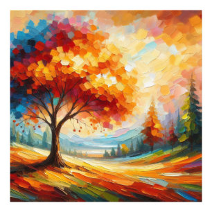 Impression Photo Peinture Paysagère Aux Couleurs Lumineuses-96771