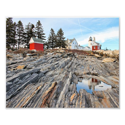 Impression Photo Pemaquied Point Lighthouse Maine Imprimer (Devant)